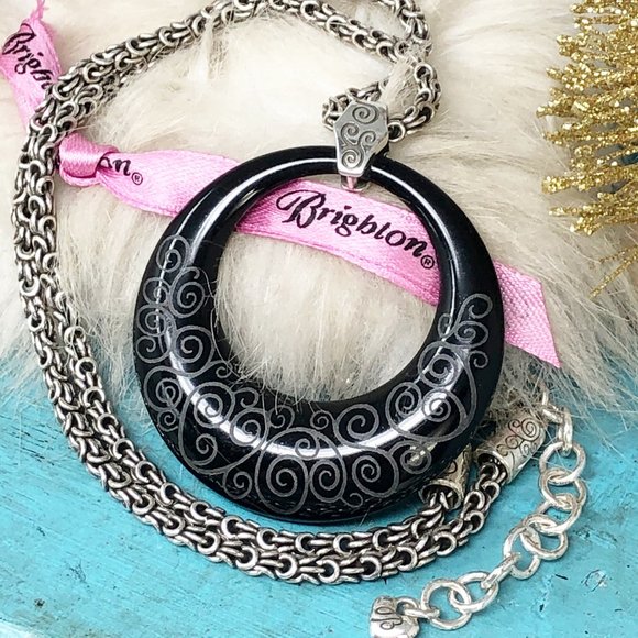 Brighton Lava Lounge Circle Byzantine Necklace - Picture 4 of 6